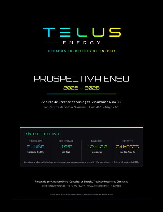 Portada Prospectiva ENSO 2026-2028